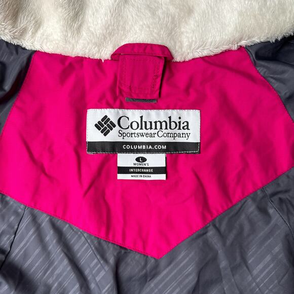 Vintage Columbia Whirlibird Jacket Women's Large Snowboarding Omni-Tech 5272 - Picture 2 of 14